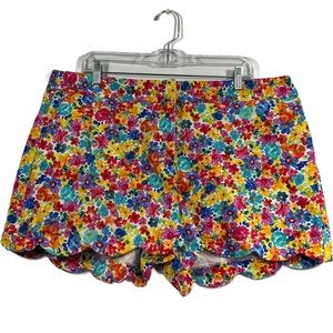 ATTYRE New York Bright Floral Shorts with Pockets Size 18